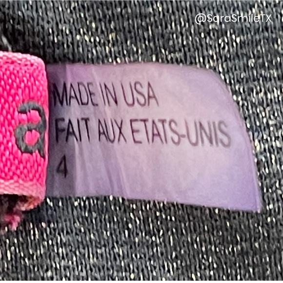 ALICE + OLIVIA Black & Metallic Gold Shimmer Front Zip Leggings - Picture 11 of 14